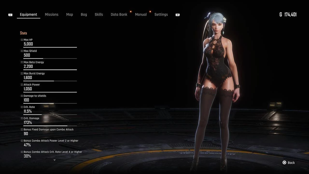 스텔라 블레이드 이브 나노 슈트 X2
