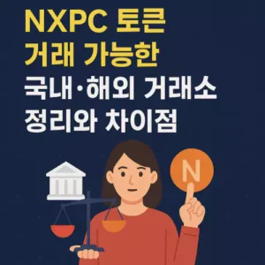 Read more about the article NXPC 토큰 거래 가능한 국내·해외 거래소 정리와 차이점