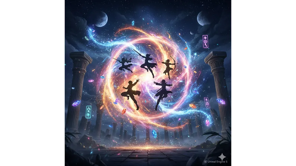 Read more about the article 2026년 1월 픽업일정 총정리: 원신·스타레일·명조 등 7종 게임 종결 가이드