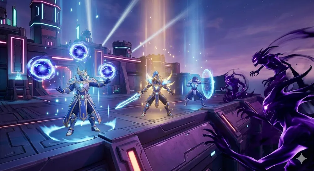 애니메이션 레인저 X 코드 보상을 활용한 화려한 전투 장면 썸네일