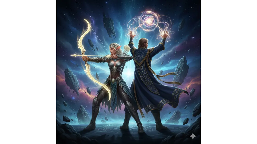 메이플스토리 하이퍼 버닝 직업 추천을 설명하는 화려한 판타지 캐릭터 이미지