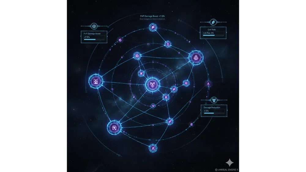 아이온2 데바니온 노드 아스펠 PvP 포인트 최적화 경로 시각화