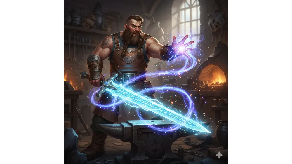 아이온2 영혼 각인 옵션 강화 및 무기 이펙트 연출 이미지