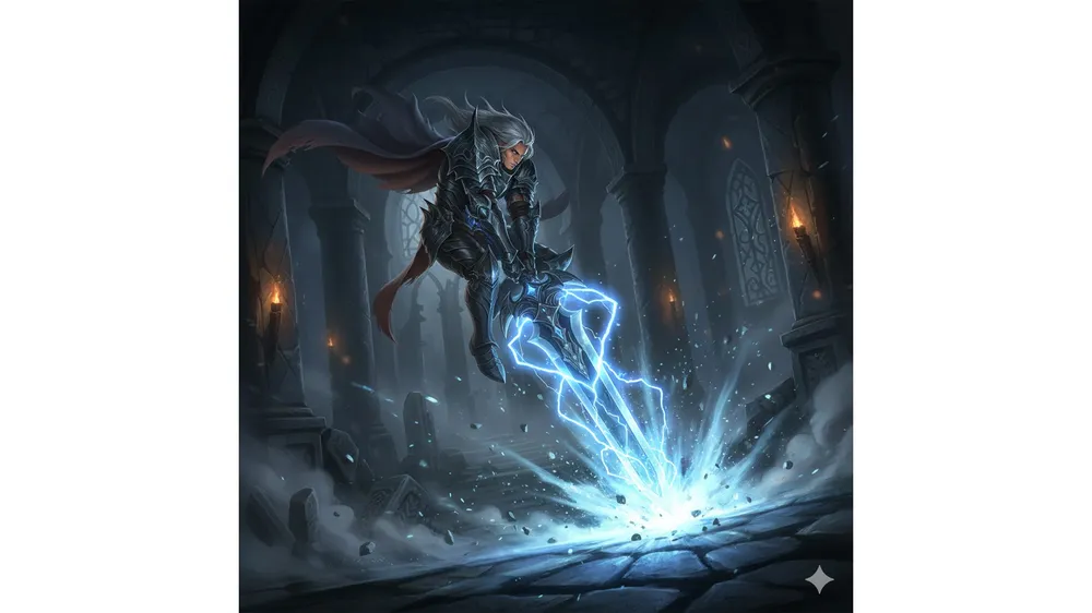 아이온2 검성 내찍캔슬 스킬 시전 모습