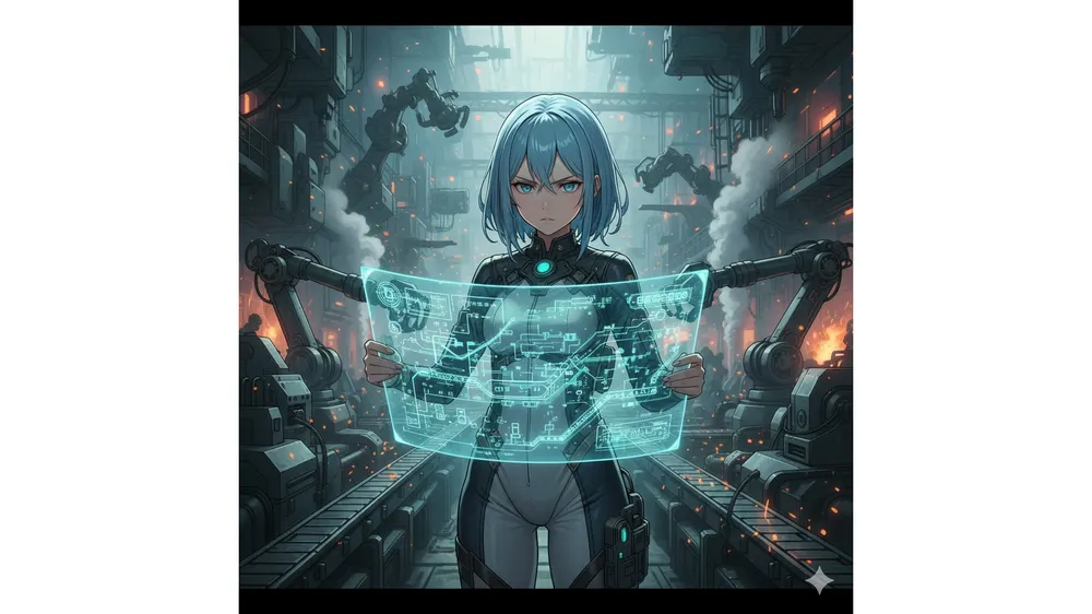 명일방주 엔드필드 공략 가이드 대표 이미지, 펠리카와 공장 청사진 홀로그램