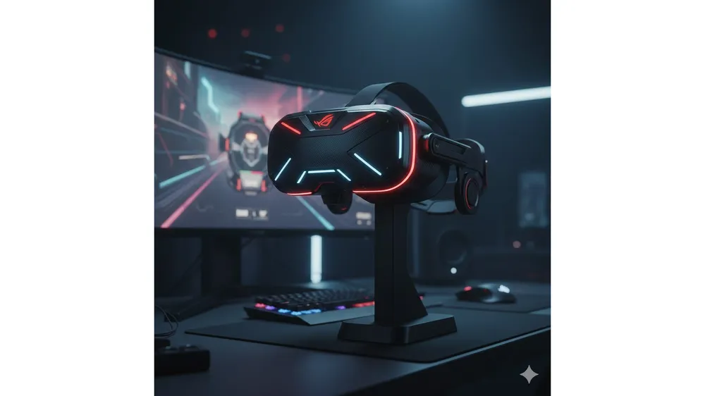 Asus ROG VR 헤드셋 유출 디자인 예상도