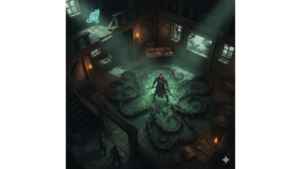 발더스 게이트 3 앤더스 공략 가시밭 함정 이미지