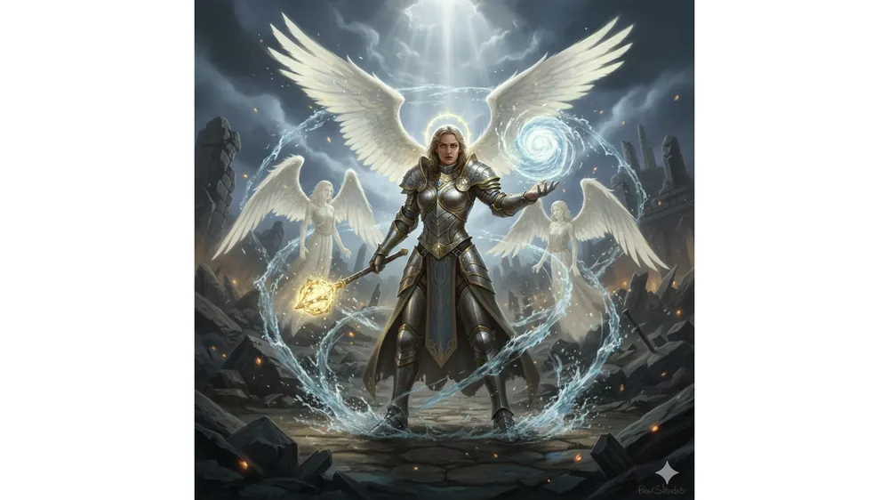 발더스 게이트 3 클레릭 공략 영혼 수호자와 물 생성 주문 시전 모습