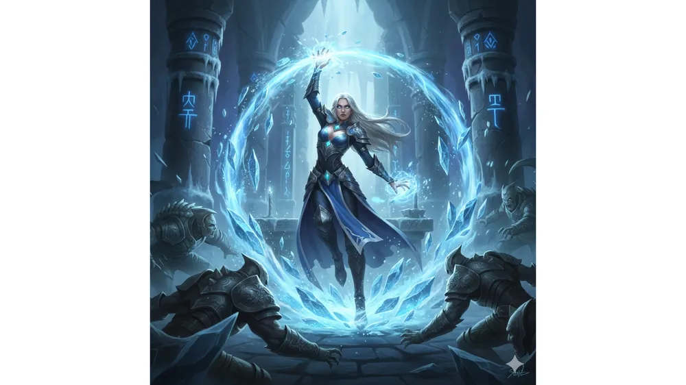 드래곤소드 티어표 0티어 세리스와 전투 장면