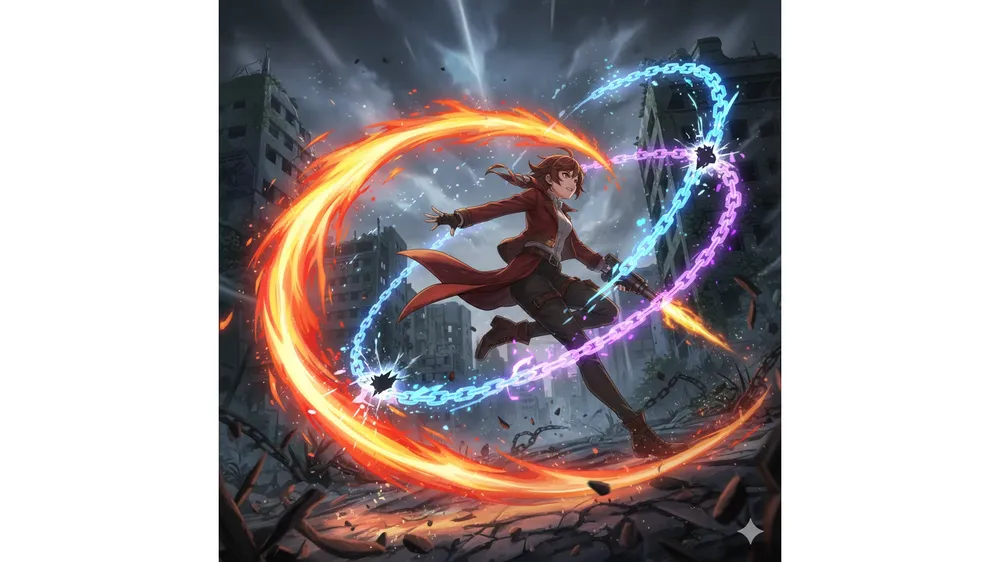 이터널 리턴 아드리아나 불길쇄도 스킬로 CC기를 회피하는 모습