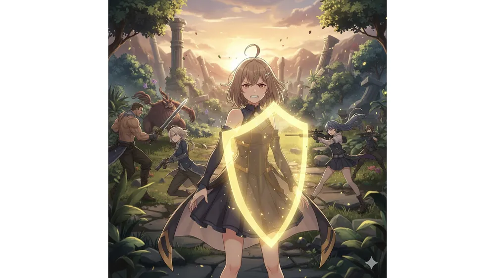 이터널 리턴 미르카 상대법 썸네일, W 쉴드를 무시당해 당황하는 미르카의 모습