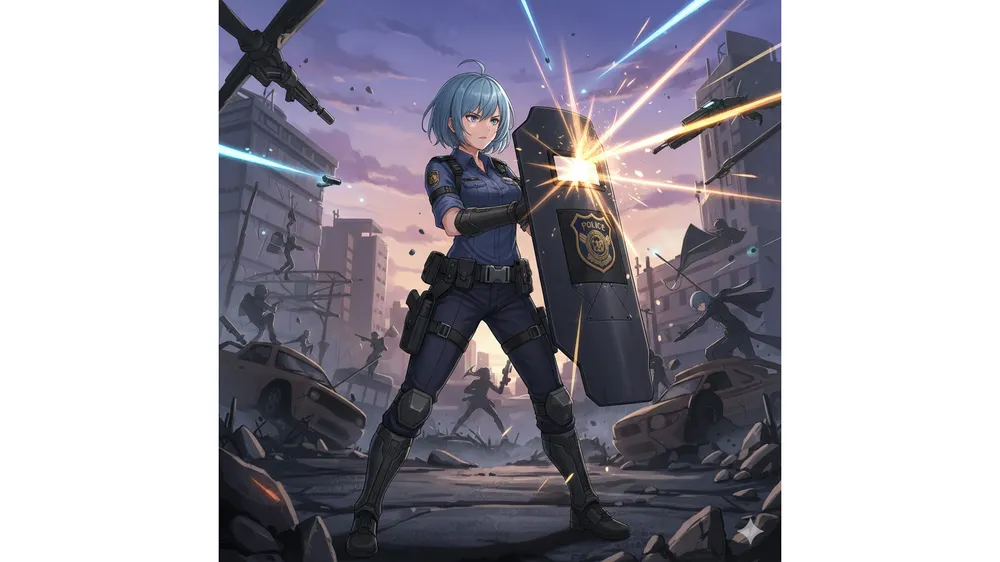 이터널 리턴 탱 에스텔 공략 썸네일: 든든하게 방패를 들고 아군을 보호하는 에스텔의 모습