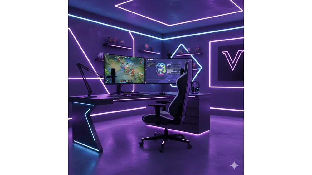 2026년 1월 LCK 선수단 스트리밍 일정을 상징하는 게이밍 기어 이미지