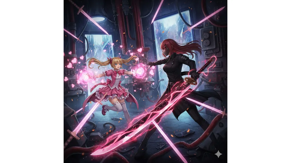 로보토미 코퍼레이션 발푸밤 이벤트 공략 증돈과 적참슈의 전투 장면