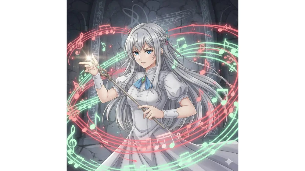 마비노기 모바일 에이렐 공략 썸네일, 음표 패턴과 보스 이미지