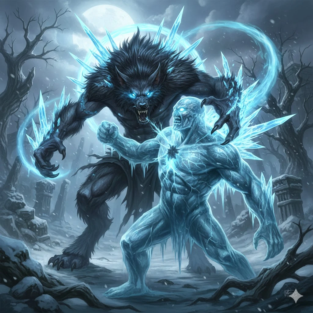 PoE 2 늑대인간 오라클 빌드 달의 공격과 발기기 스킬 시전 모습