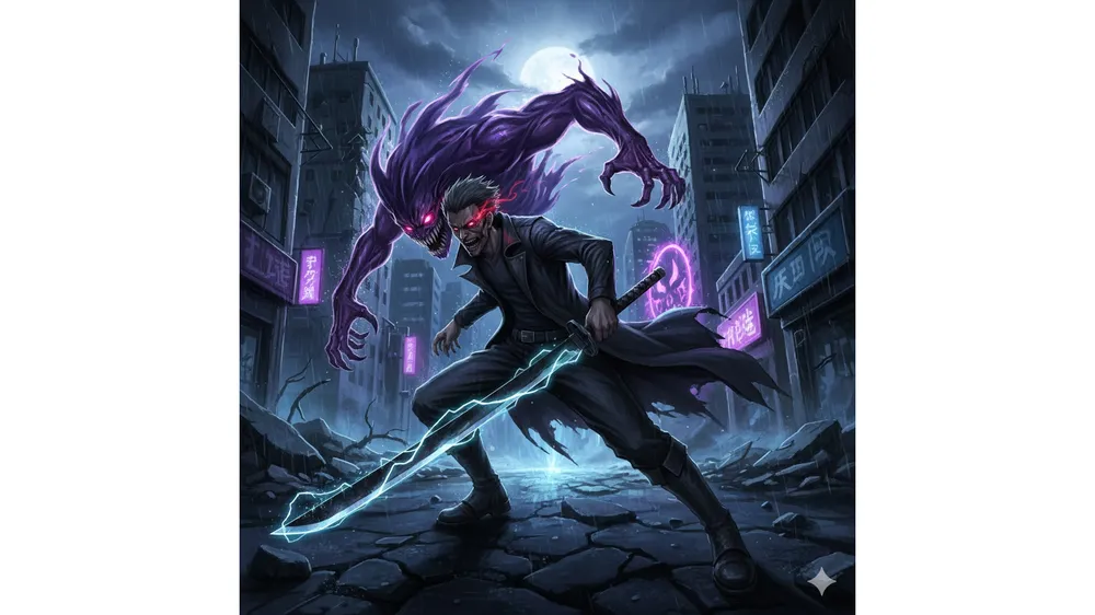 로블록스 데빌 헌터 마인 재능 고스트 워크 시전 모습