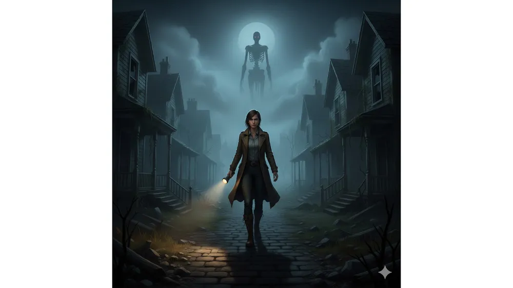 로블록스 오펠리아 2026년 1월 코드 보상과 어두운 마을을 탐험하는 캐릭터 일러스트