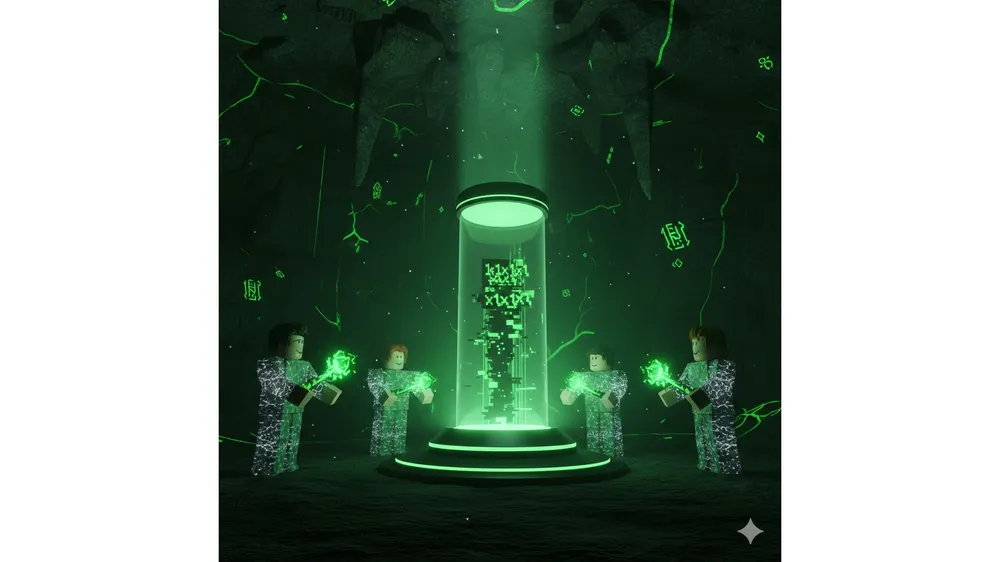 로블록스 브레인로트 훔치기 1x1x1x1 의식 진행 장면과 게스트 666 소환 이펙트