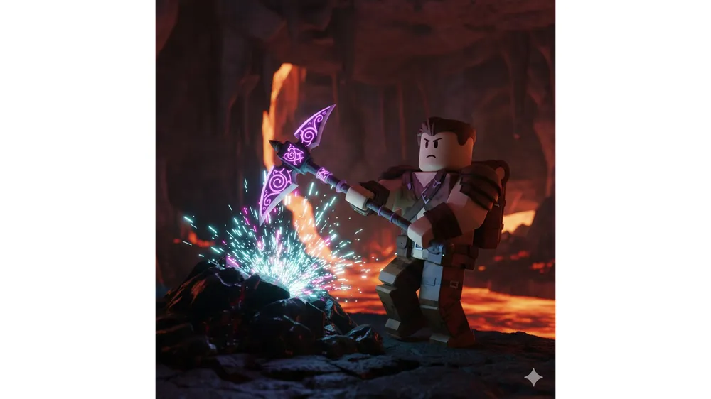 로블록스 더 포지 곡괭이 테크트리 종결 공략 썸네일