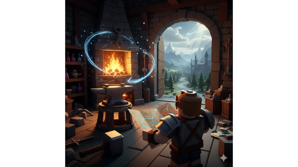 로블록스 더 포지 대장간 위치 및 지도 공략 썸네일