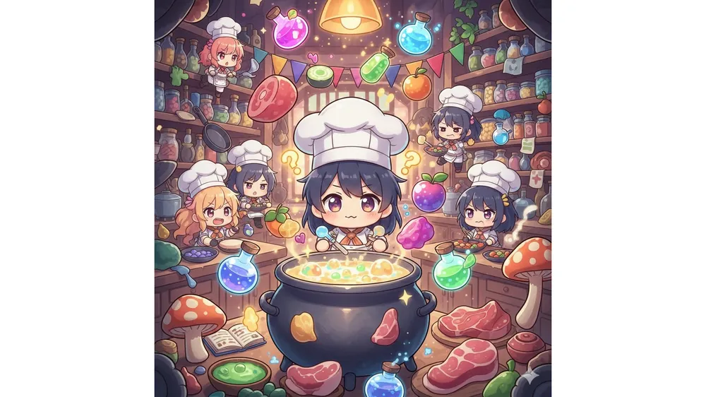 트릭컬 TTT 이벤트에서 요리하는 캐릭터들과 진상 손님 공략 썸네일