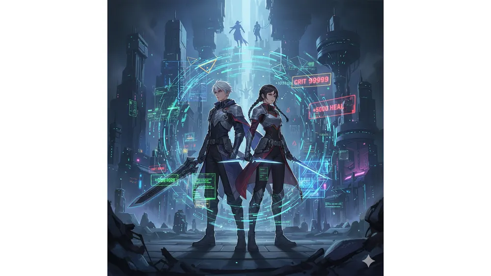 명조 워더링 웨이브 성능 비교와 데이터 분석을 상징하는 썸네일 이미지